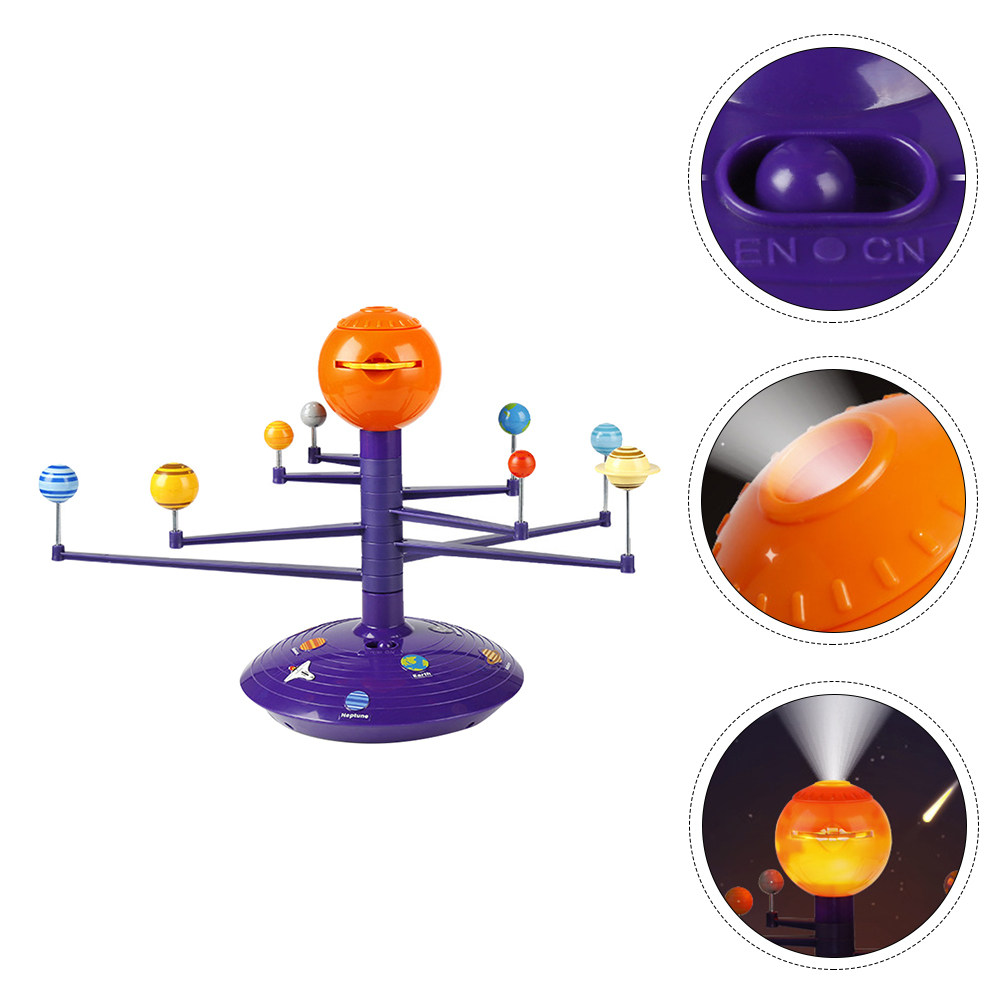 Solar System Orrery - 어린이용 오레리 음성 프로젝터 1개, 교육용