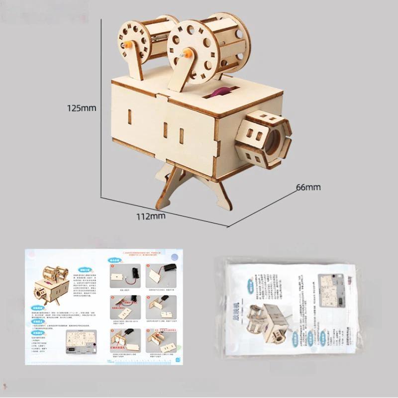 1세트 나무 DIY 필름 프로젝터 물리 모델 키트 ST - Science Hobby Kit 리뷰 및 가격