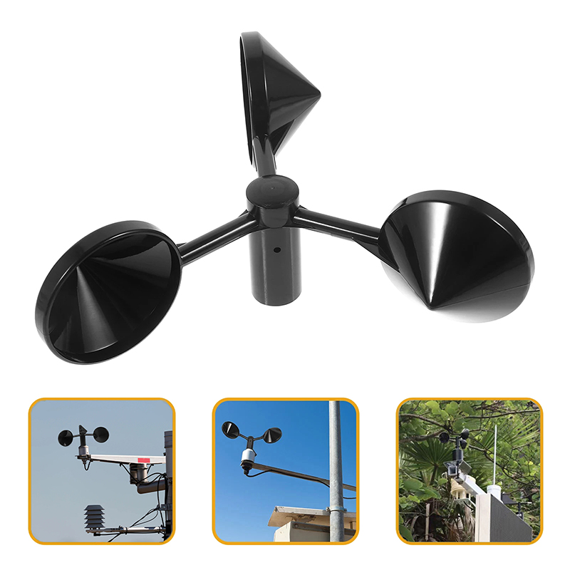 기상 관측소용 3컵 풍속계 풍속 모니터링 센서 - 정확 - Anemometer Wind Speed 리뷰 및 가격