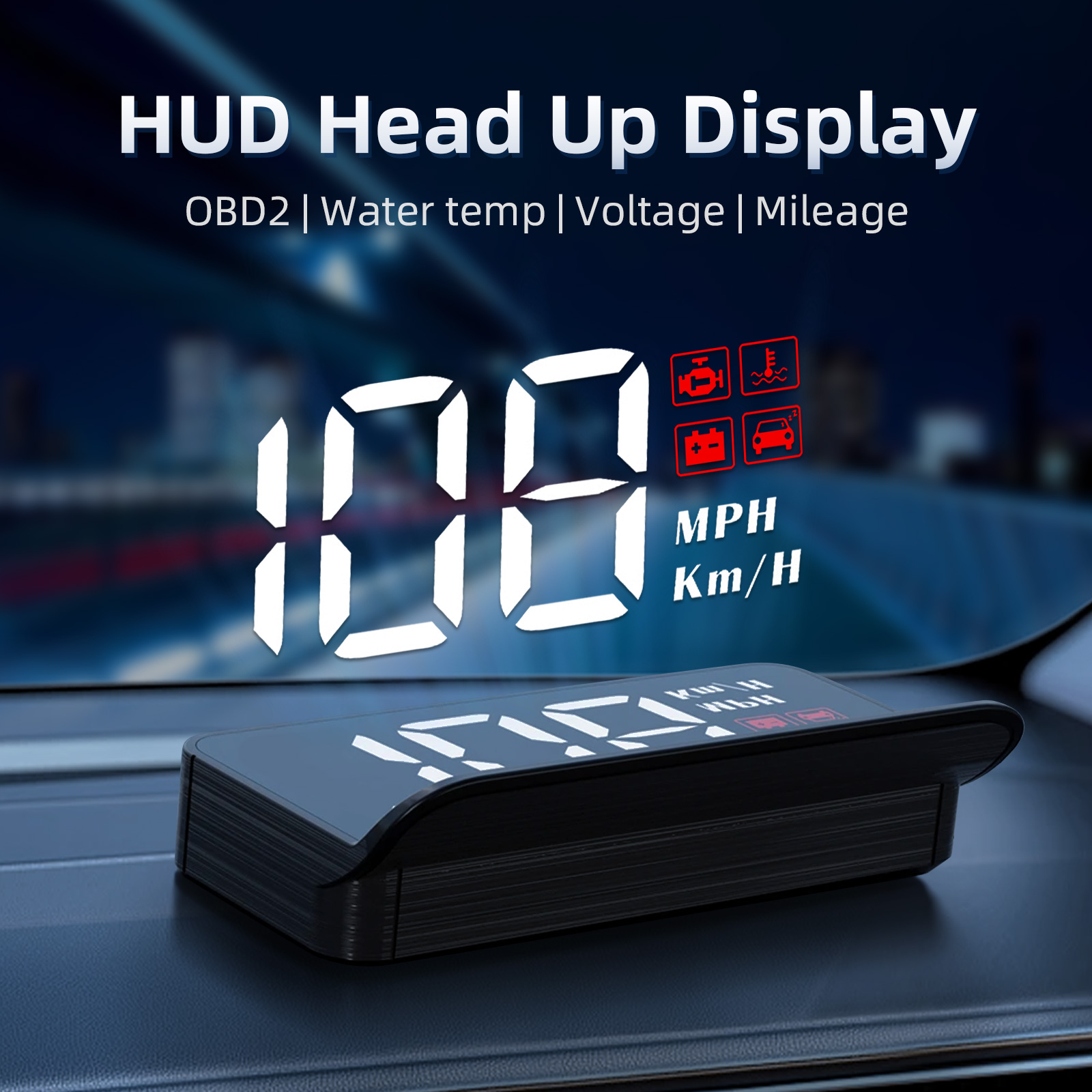 M3 HUD Obd2 헤드업 디스플레이 과속 경고 기능 - Anemometer Wind Speed 리뷰 및 가격