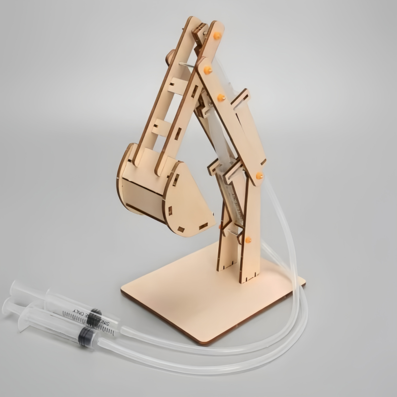 DIY 유압 굴삭기 모델 어린이 과학 장난감 실험 도구 - Science Project Kit 리뷰 및 가격