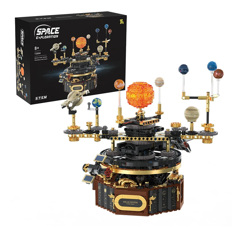 빌딩 블록 STEM, 기술 태양계 오레리 모델 키트,  - Solar System Orrery 리뷰 및 가격