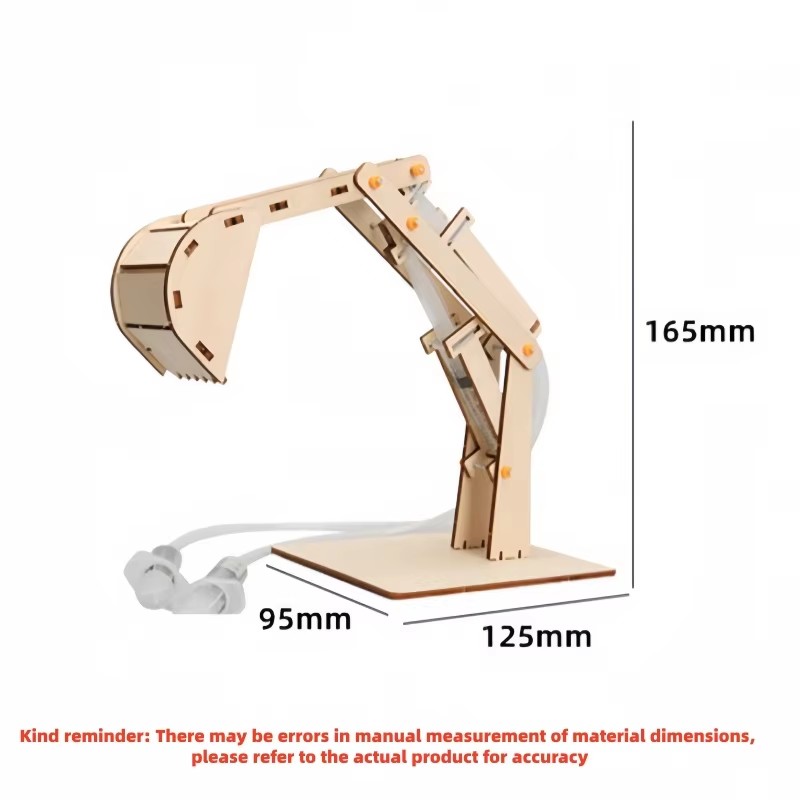 재미있는 STEM DIY 과학 키트 나무 유압 굴착기  - Science Hobby Kit 리뷰 및 가격