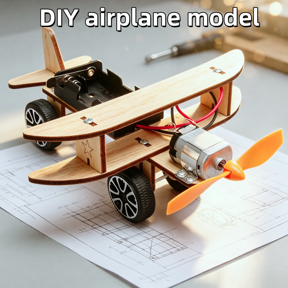 DIY 조립식 전기 글라이더 나무 비행기 모형 과학 실 - Science Hobby Kit 리뷰 및 가격