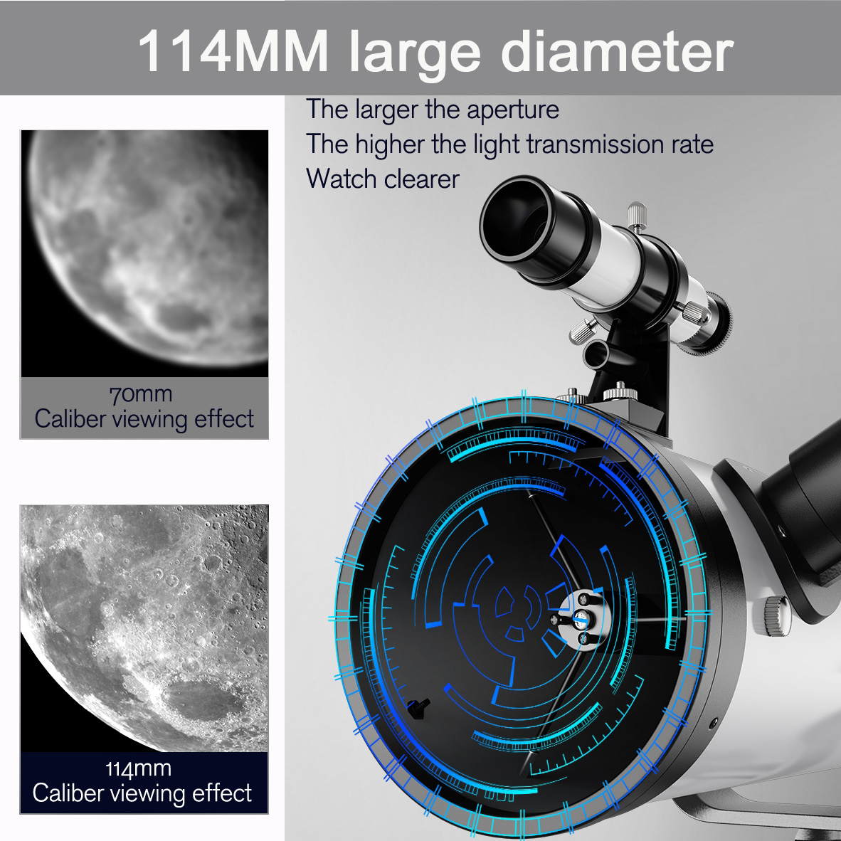 875X 전문 천문 망원경 F70076 단안 114MM - National Geographic Telescope 114Mm 리뷰 및 가격