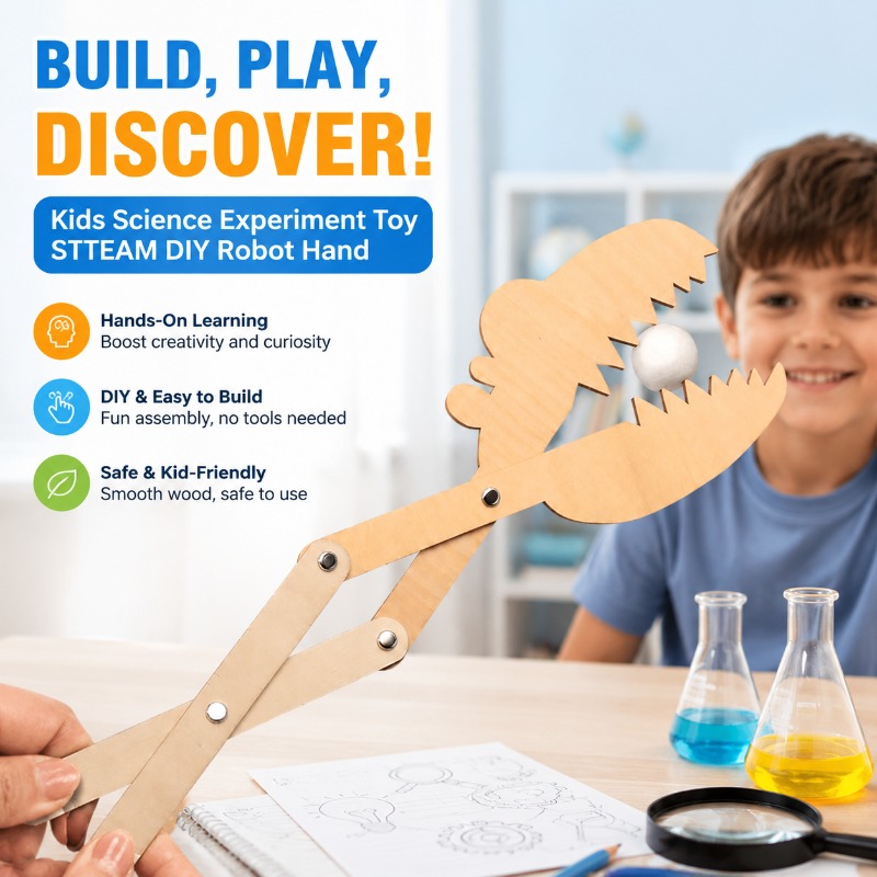 STEM 과학 실험 DIY 로봇 손 키트 창의적인 수공 - Science Project Kit 리뷰 및 가격