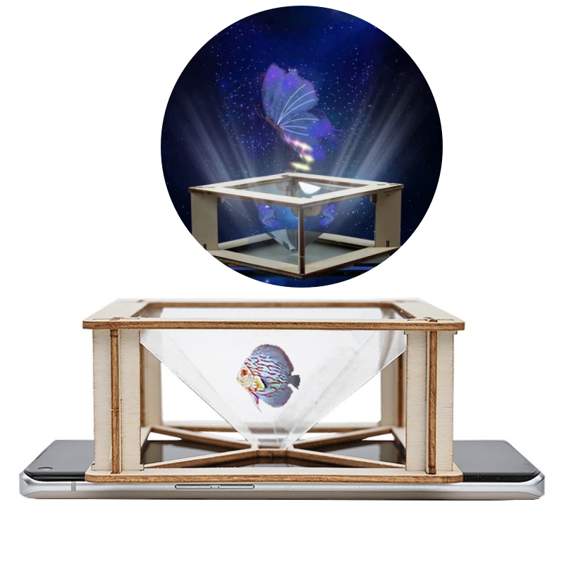 어린이를 위한 DIY 3D 홀로그램 프로젝터 키트 과학 - Science Project Kit 리뷰 및 가격
