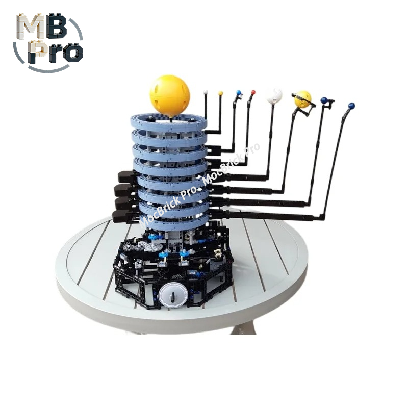 독특한 DIY MOC 세트, 데스크탑 쇼케이스용 조립  - Solar System Orrery 리뷰 및 가격