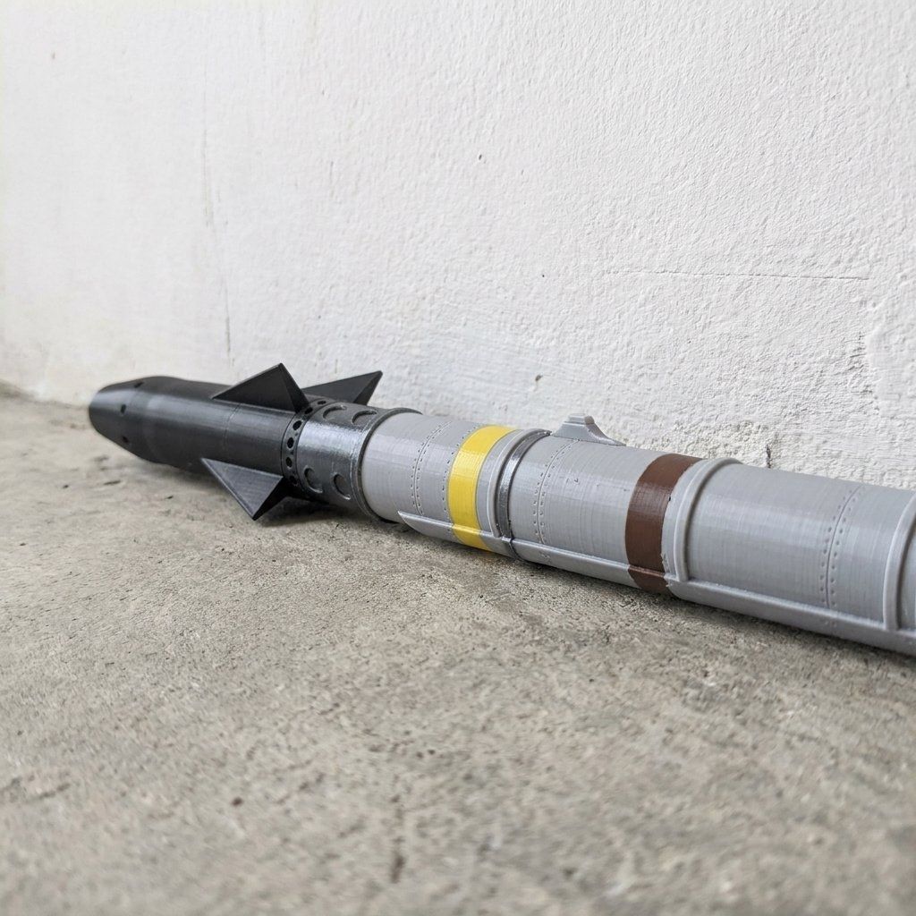 3D 프린팅된 대형 미국 공군 AIM-9X 사이드와인더 - Science Exhibition Models 리뷰 및 가격