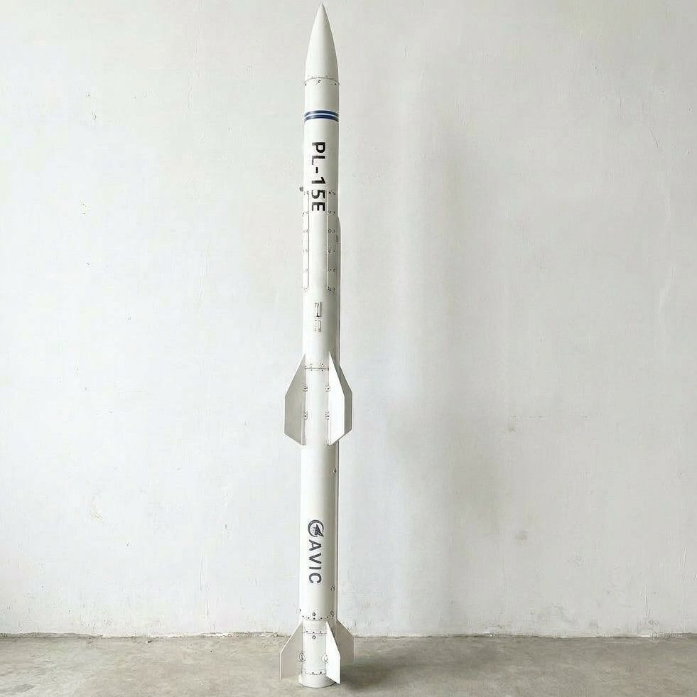 3D 프린팅된 중국 PL-15E 공대공 미사일 모형,  - Science Exhibition Models 리뷰 및 가격